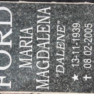 FORD Maria Magdalena 1939-2005