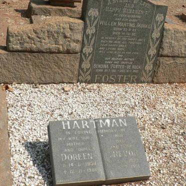 FOSTER Willem Martins 1907-1953 & Bendina DE KOCK 1912-1982 :: HARTMAN Trevor 1925-1991 & Doreen 1930-1986
