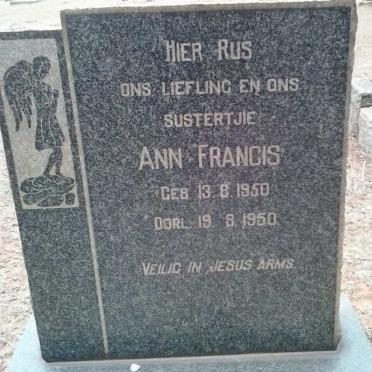FRANCIS Ann 1950-1950