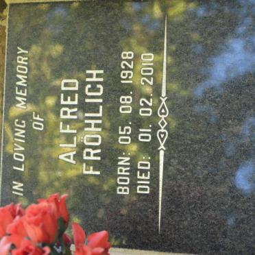 FRÖHLICH Alfred 1928-2010