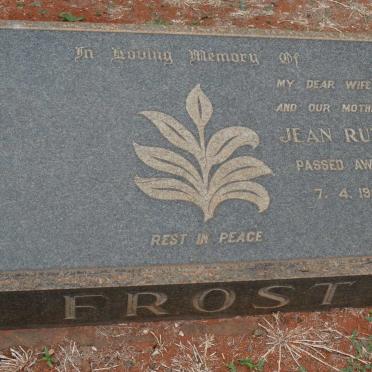 FROST Jean Ruth -1958
