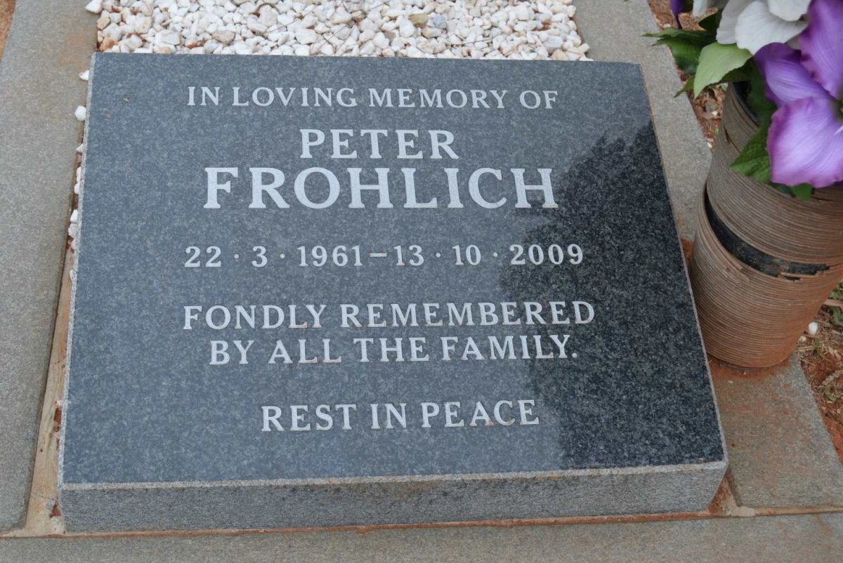 FROHLICH Peter 1961-2009