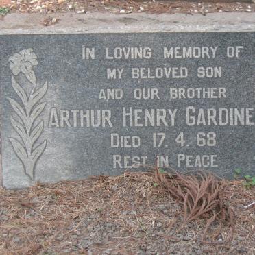 GARDINER Arthur Henry -1968