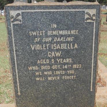 GAW Violet Isabella -1923