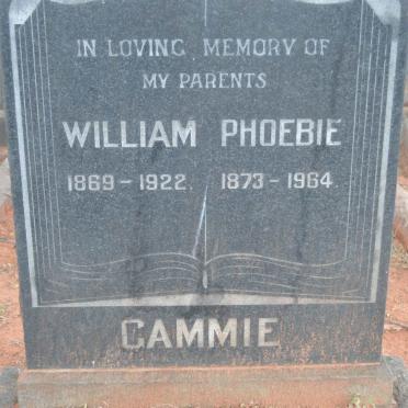 GAMMIE William 1869-1922 &amp; Phoebie 1873-1964