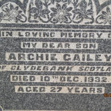 GAILEY Archie -1932
