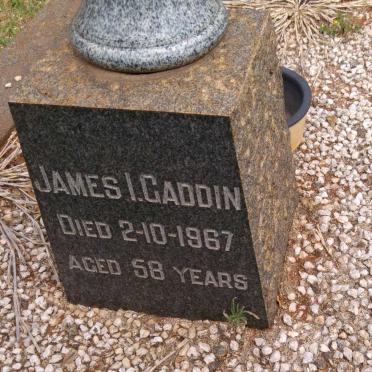 GADDIN James I. -1967