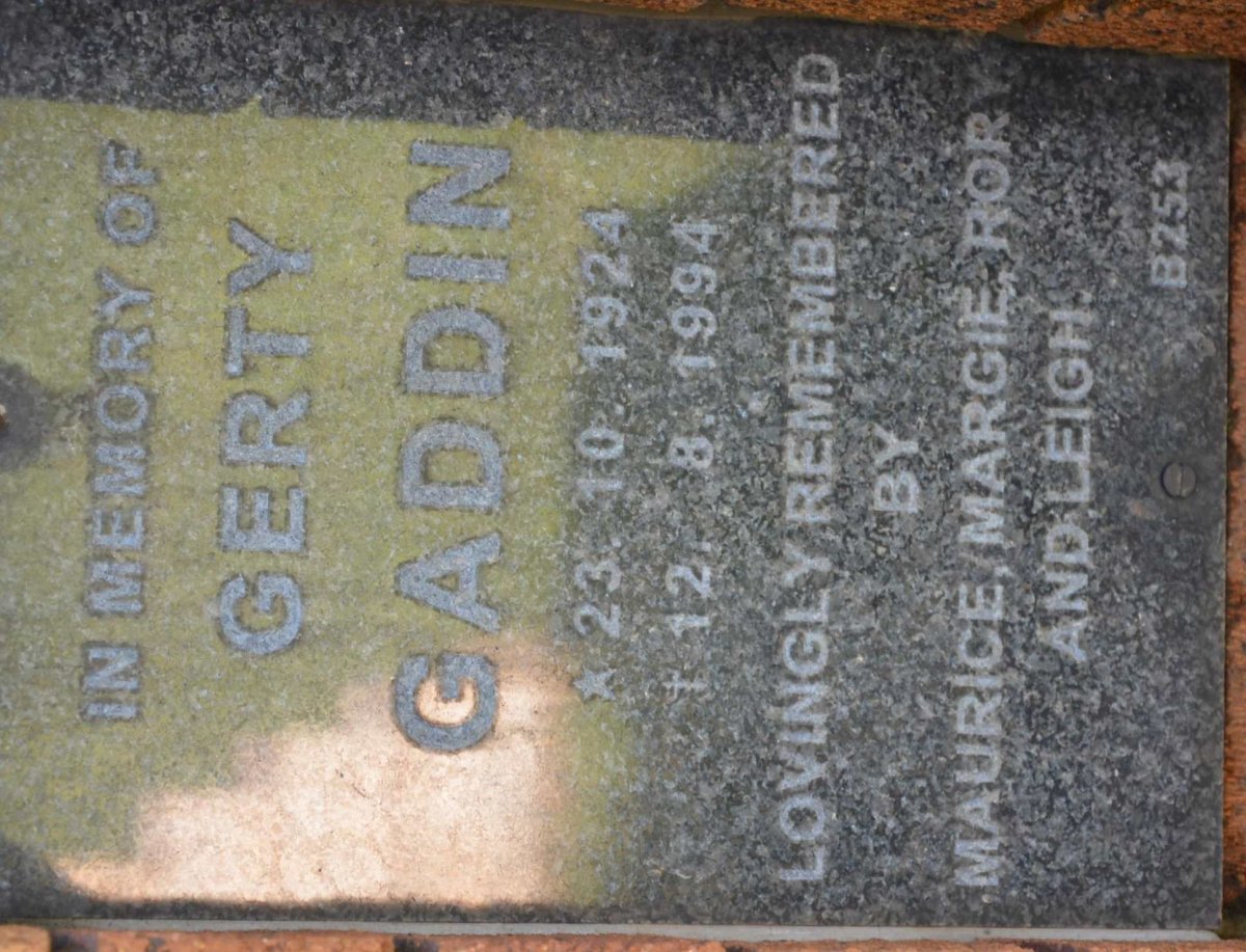 GADDIN Gerty 1924-1994