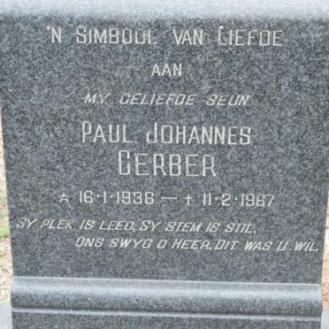 GERBER Paul Johannes 1936-1967