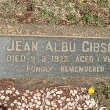 GIBSON Jean Albu -1923