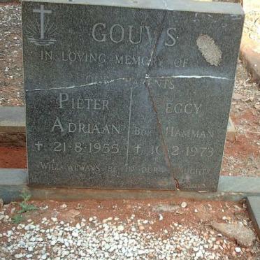 GOUWS Pieter Adriaan -1955 &amp; Peggy HAMMAN -1973