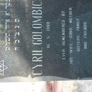 GOLOMBIC Cyril -1989