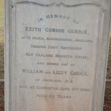 GORRIE Keith Gunion -1901