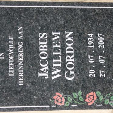 GORDON Jacobus Willem 1934-2007