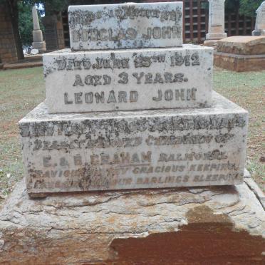 GRAHAM Leonard John -1908 :: GRAHAM Douglas John -1912