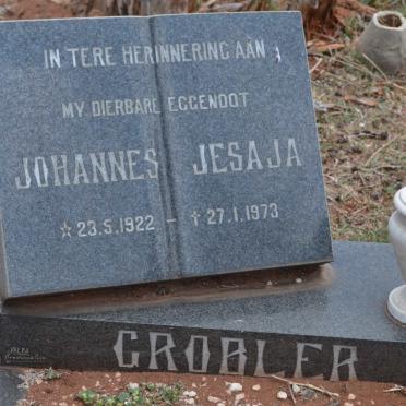 GROBLER Johannes Jesaja 1922-1973