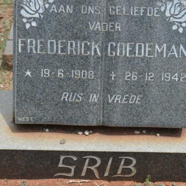 GRIB Frederick Goedeman 1908-1942