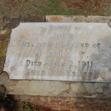 GRANT John -1911