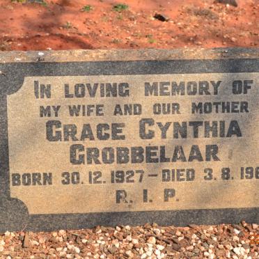 GROBBELAAR Grace Cynthia 1927-1964