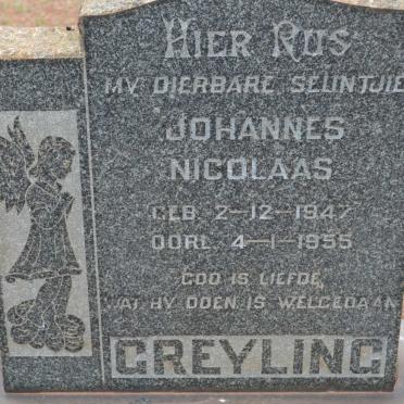 GREYLING Johannes Nicolaas 1947-1955