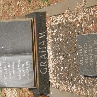 GRAHAM William Jacobus 1921-1987 &amp; Cecilia J.C. 1926-1984