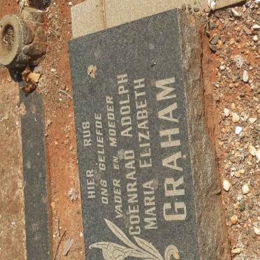 GRAHAM Coenraad Adolph &amp; Maria Elizabeth