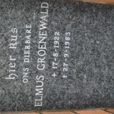 GROENEWALD Elmus 1922-1983