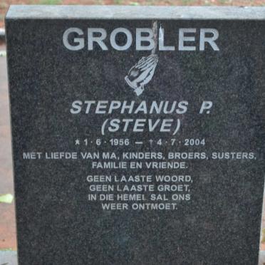 GROBLER Stephanus P. 1956-2004
