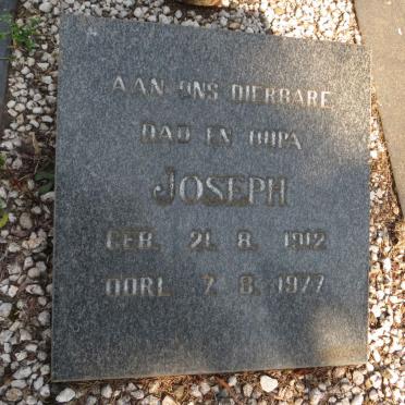GROBLER Joseph 1912-1977 &amp; Elizabeth Jacoba DU TOIT 1915-1971