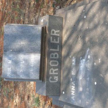 GROBLER Paul M.B. 1925-1985 :: GROBLER Anna E.M. 1954-1964