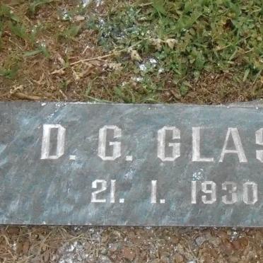 GLASS D.G. -1930