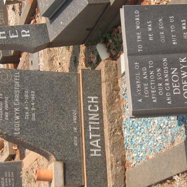 HATTINGH Lodewyk Christoffel 1910-1962 :: HATTINGH Deon Lodewyk 1959-1990