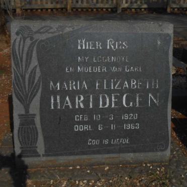 HARTDEGEN Maria Elizabeth 1920-1963