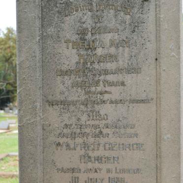 HARGER Wilfred George -1938 &amp; Thelma May -1930 