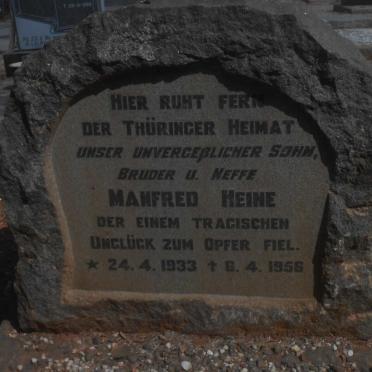 HEINE Manfred 1933-1956