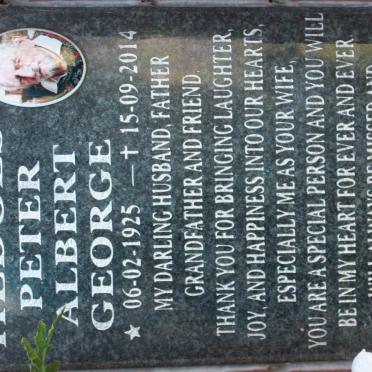 HEDGES Peter Albert George 1925-2014