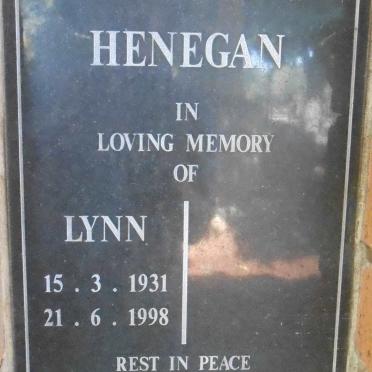 HENEGAN  Lynn 1931-1998