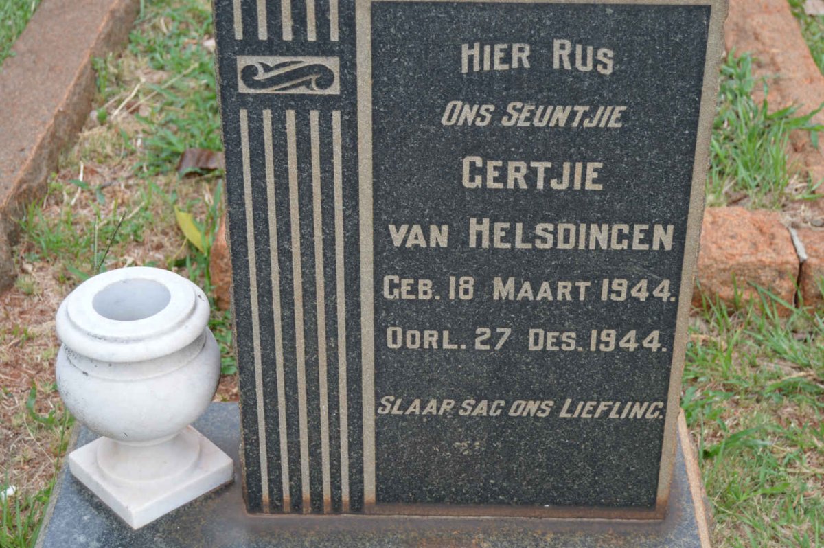 HELSDINGEN Gertjie, van 1944-1944