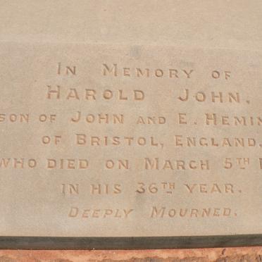 HEMING Harold John -1915