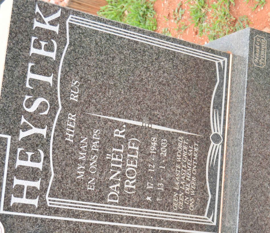 HEYSTEK Daniël R. 1948-2003
