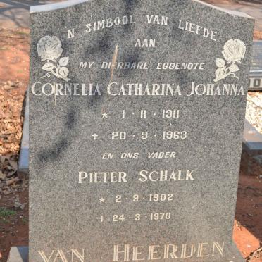 HEERDEN Pieter Schalk, van 1902-1970 &amp; Cornelia Catharina Johanna 1911-1963