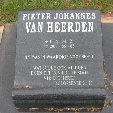 HEERDEN Pieter Johannes, van 1926-2013
