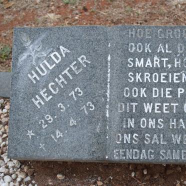 HECHTER Hulda 1973-1973