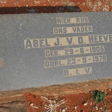 HEEVER Abel J., v.d. 1905-1978