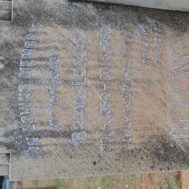 HELLING Brian Leslie 1952-1952