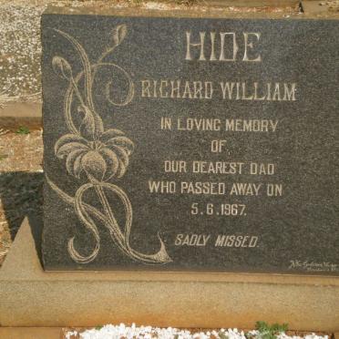 HIDE Richard William -1967