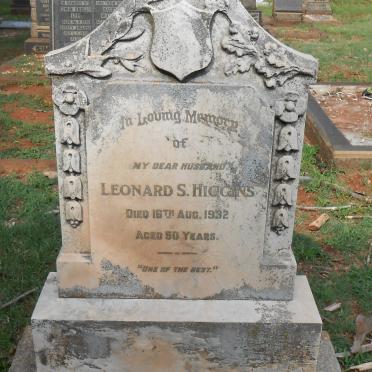 HIGGINS Leonard S. -1932