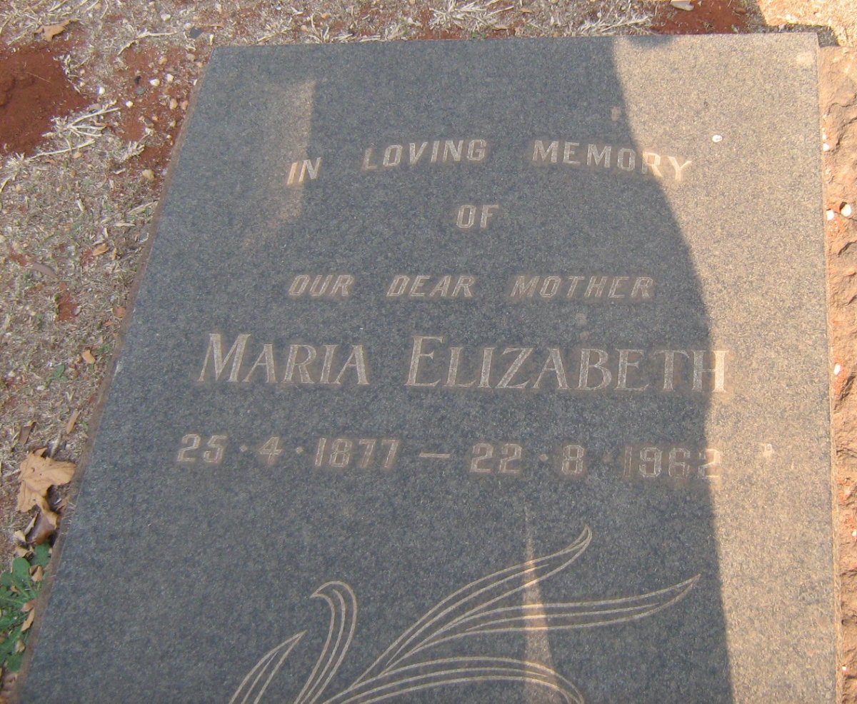 HIGGINS Maria Elizabeth 1877-1962