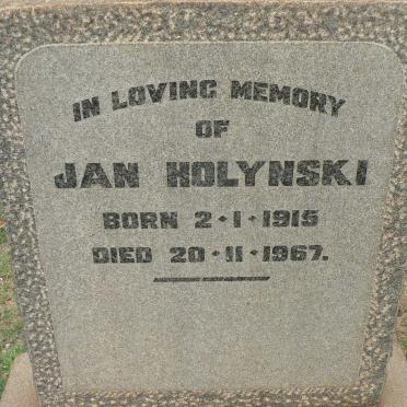 HOLYNSKI Jan 1915-1967