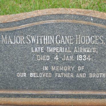 HODGES Swithin Gane -1934